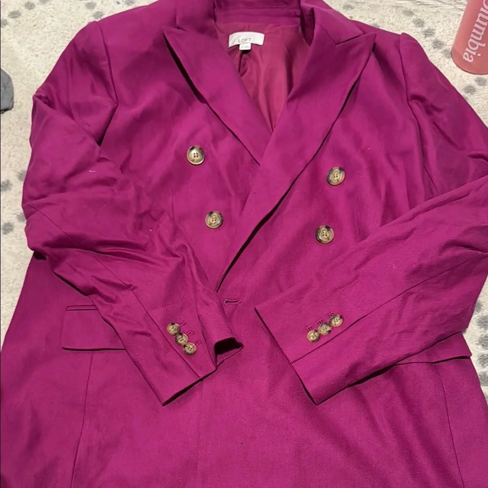 LOFT Fuchsia Jacket - Picture 1 of 5